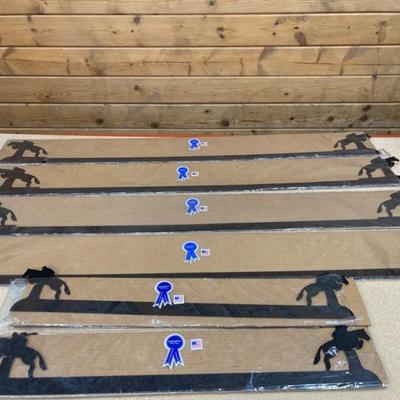 Hunter Jumper Ribbon Holders- 4 Wall Mount, Two Buckle Attach For Show