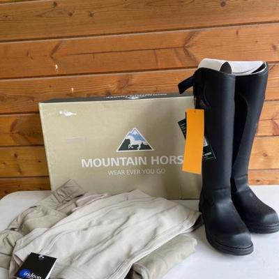 English Riding Apparel- Pants, Shirts, Coat and Boots