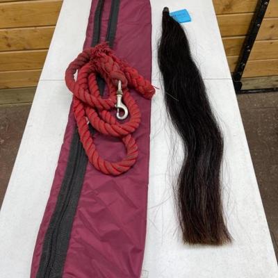 Bespoke Tails By Jerry Pelikan Real Horse Hair Tail 34”-Bag Included
