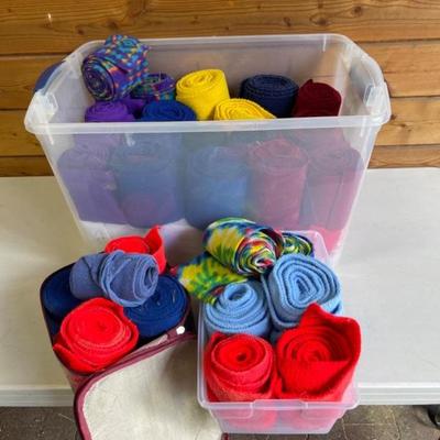 Several Set of Horse Fleece Leg Wraps