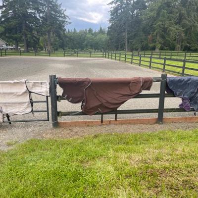 Two Horse Blankets, One Flysheet 76”-Horseware Ireland, Taka and Rambo