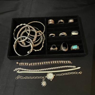 Silver and gold this sale has tons of it. 
