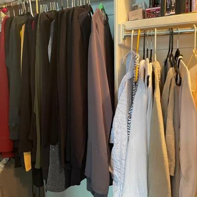 Clothes and more clothes. 