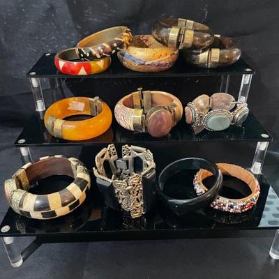 Bracelets and more bracelets. Ever style and design. 