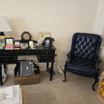 Black chair is sold