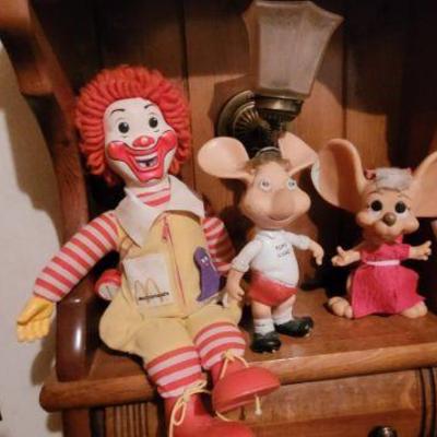 Ronald McDonald and other dolls