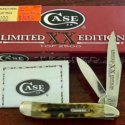 Case 6220SS 2-blade Peanut Pocket Knife With Original Box 