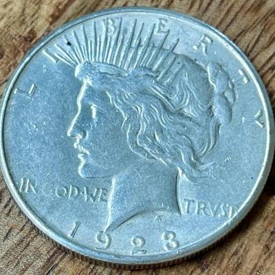 1923 S Silver Liberty Head Dollar Coin