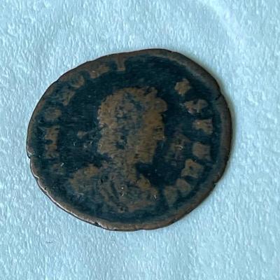 Bronze Western Roman Empire Coin Honorius Virtus Exerciti 