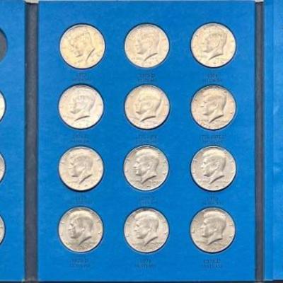 Whitman Kennedy Half Dollars Collection 1964-1985
