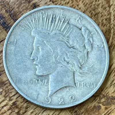 1922 D Liberty Head Silver Dollar Coin 