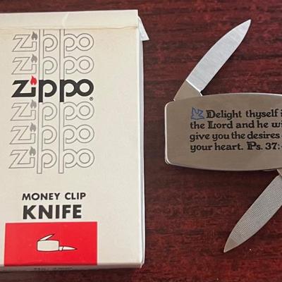 Zippo Money Clip Knife No. 7800 