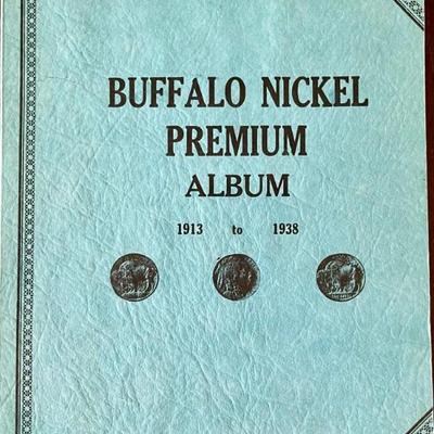 Buffalo Nickel Premium Album Coin Book W 6 Coins