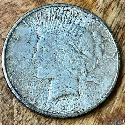 1925 S Silver Liberty Peace Dollar Coin 90 Percent Silver 