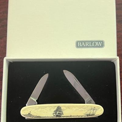 Barlow 2-blade Pocket Knife With Original Box 