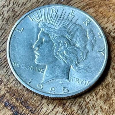 1925 S Liberty Head Silver Dollar Coin