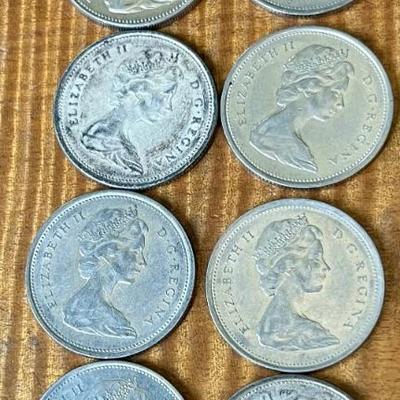 (8) Canada Quarter Coins - (3) 80 Percent Silver 1961 - 66 & (4) 40 Silver 1968 & (1) 1969 