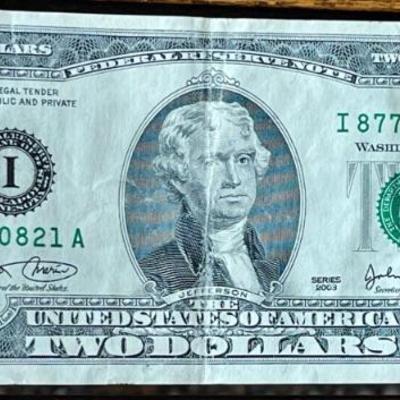 Series 2003 - Two Dollar Bill 