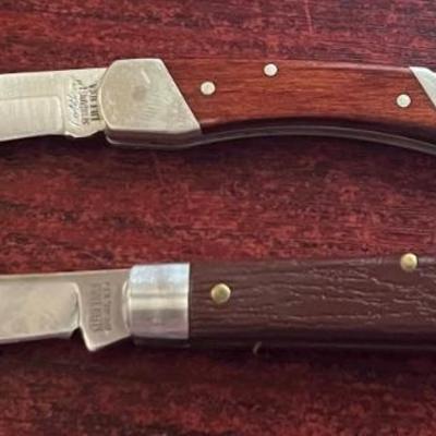 (2) Vintage Pocket Knives - Schrade Cutlery Uncle Henry & Klein Tools 1550-45