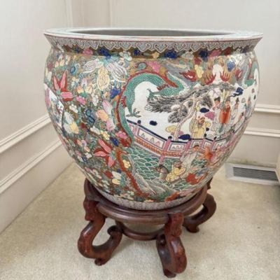 Porcelain Fish Bowl 