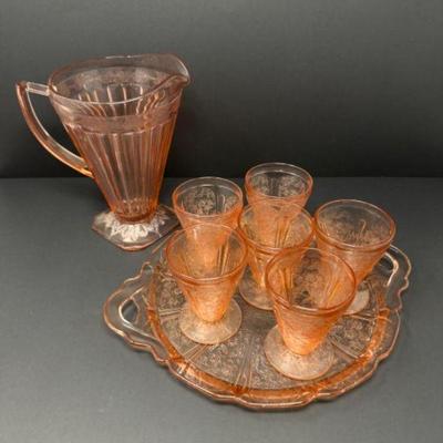 Pink Glass Collection