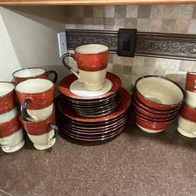 pier 1 Red Scroll China