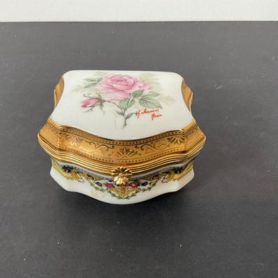 Limoges Porcelain Ttrinket Box
