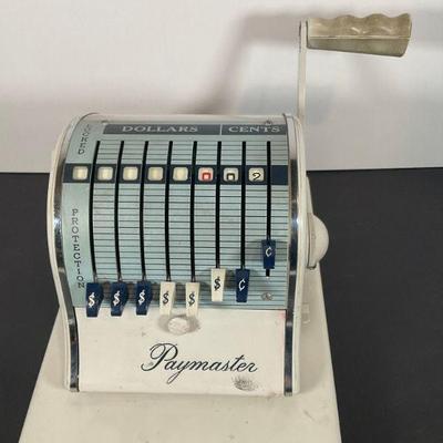 vintage Paymaster Check machine