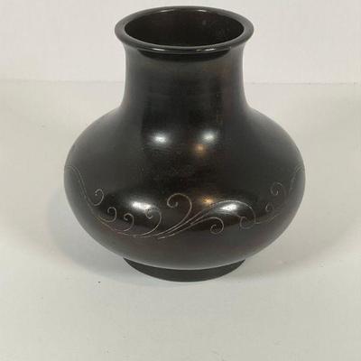 Japanese Bronze Vase -