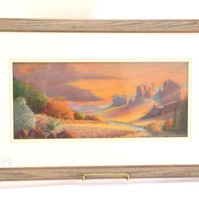 Art Whorton pastel drawing