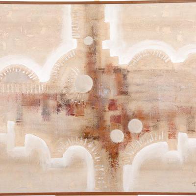 Edward Abstract MCM Painting