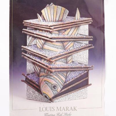 lou Marak exhibition poster