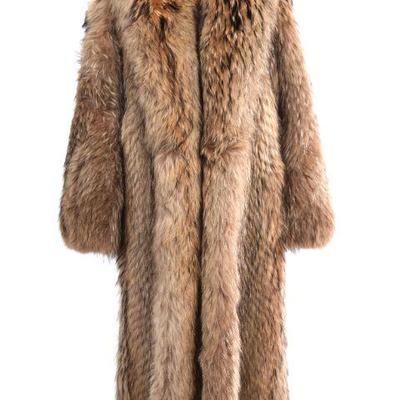 Alaskan Fur Finnish Raccoon full-length fur coat
