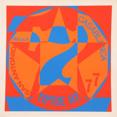 Robert Indiana serigraph Decade: Autoportraits Vinalhaven Suite