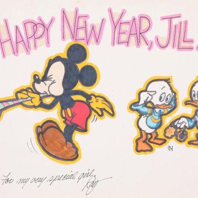 Ray Haller Original Disney Cartoon art