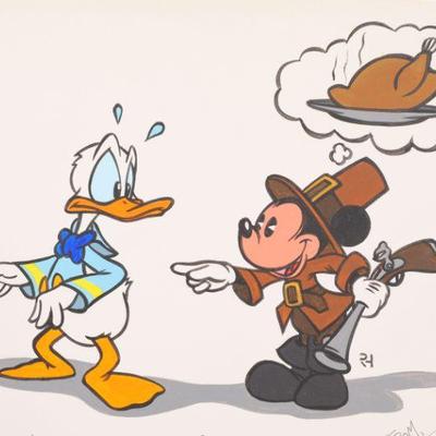 Ray Haller Original Disney Cartoon art