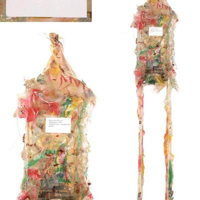 Philomene Bennett Fiberglass sclulpture/Lamp "Tabernacle"