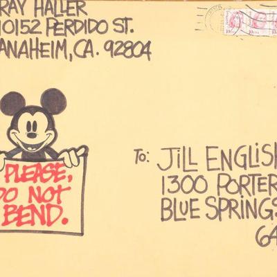 Ray Haller Original Disney Cartoon art