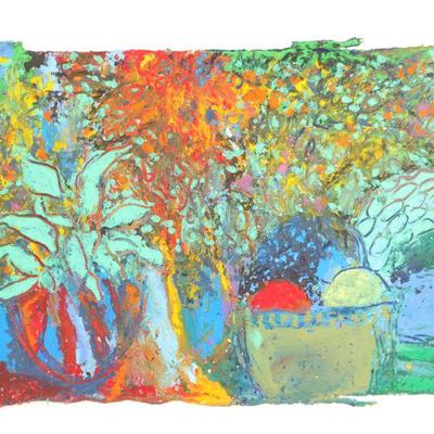 Philomene Bennett pastel drawing
