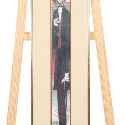 Bob Holloway Abe Lincoln signed/# print
