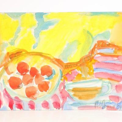 Philomene Bennett watercolor painting