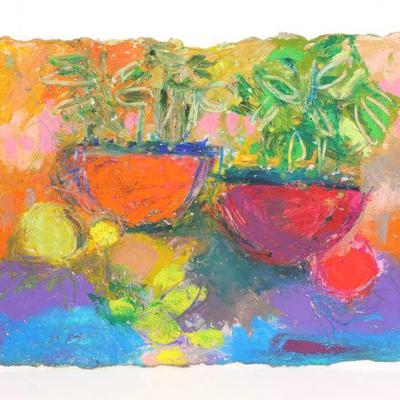 Philomene Bennett pastel drawing