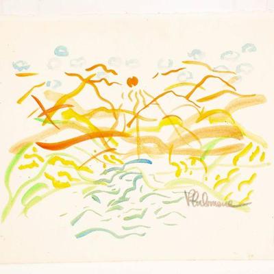 Philomene Bennett watercolor painting