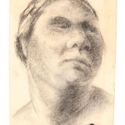 Louis Marak pencil sketch
