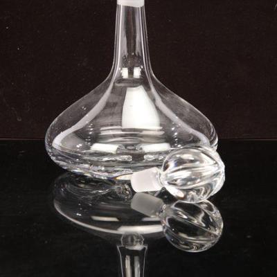 Orrefor's Crystal decanter