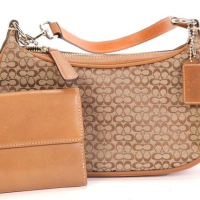 Coach handbag and wallett