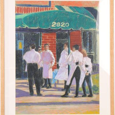 Michael Acker Pastel Drawing