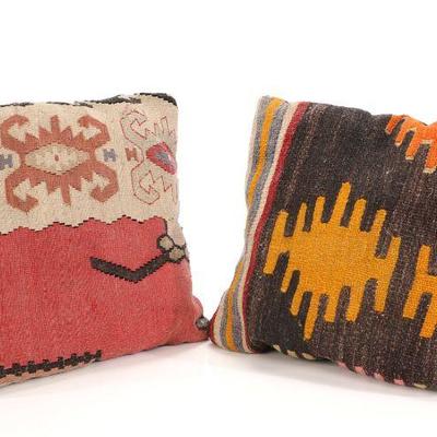 Killim textile throw pillows