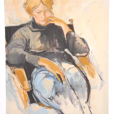 Louis Marak painting