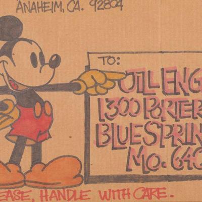 Ray Haller Original Disney Cartoon art